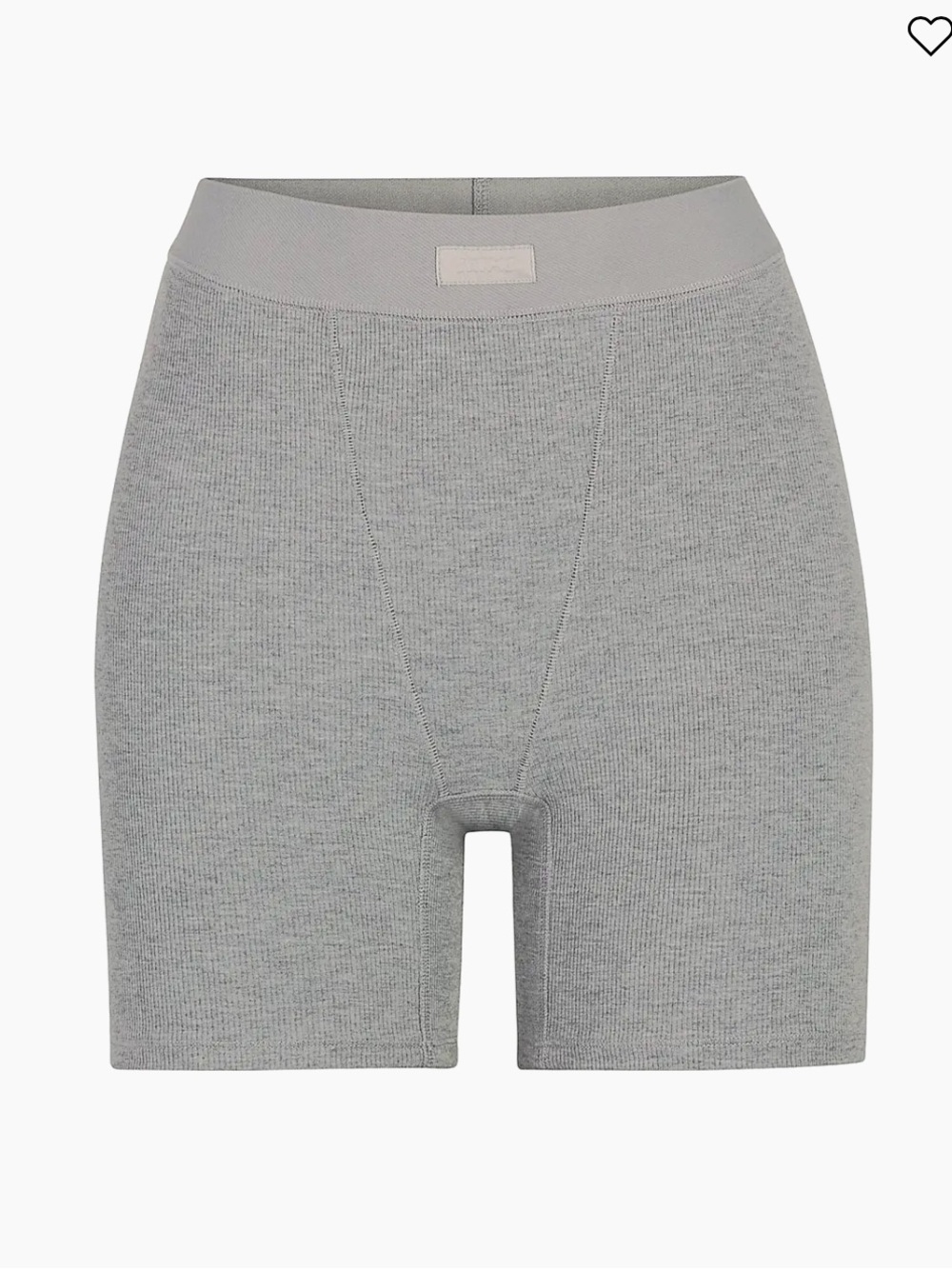 SKIMS Soft Lounge Boxer in Heather Gray sz Small